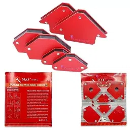 Malfah Enterprises Magnetic Welding Holder Clamp Set (Pack of 6 Pcs)-image-58