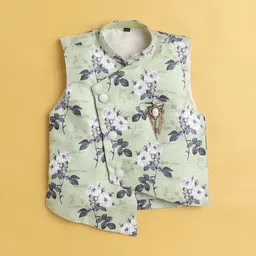 Jeetethnics Boys Floral Printed Regular Kurta with Pyjamas image 2