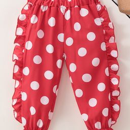 Kookie Kids Full Length All Over Printed Lounge Pant - Red-image-26