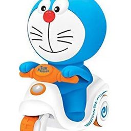 Doraemon Pressure Friction Toddler Car Toy Push and Go Doraemon Scooter Toy for Kids- Multicolor-20