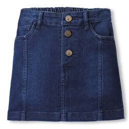 Pine Kids Denim Woven Above Knee Length Washed Skirt - Dark Blue-picture-18