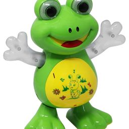 VELLIQUE Musical and Dancing Frog Toy with Lights - Color May Vary-5