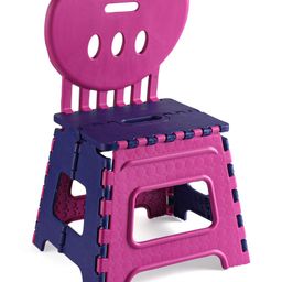 Portable Non-Slip Folding Chair - Pink-21