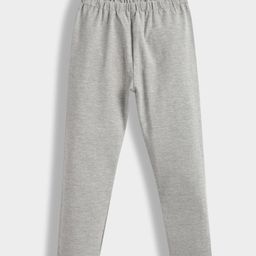 Orange Sugar Cotton Lycra Knit Solid Stretchable Leggings - Grey-picture-25