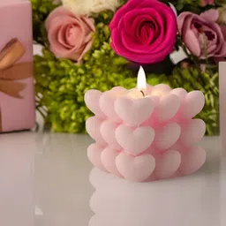 Special You Pink Scented Square Heart Candle-image-23