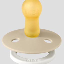 Bibs Colour Glow in the Dark Latex Round Pacifier Nipple Size 2 Pack of 1 - Vanilla Glow image 2
