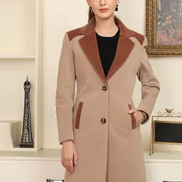 Plagg Single-Breasted Notched Lapel Collar Overcoat-picture-10