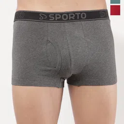 Sporto by Macho Pack Of 3 Combed Cotton Trunk-picture-0