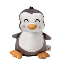THE BABY TRUNK Kids Grey Huggable Sitting Penguine Soft Toy-image-63