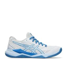 Asics Women's GEL-TACTIC 12 White & Blue Indoor Court Shoes-29