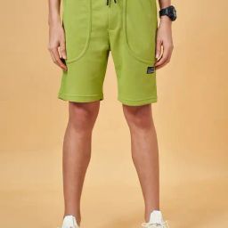 Ajile by Pantaloons Neon Green Regular Fit Shorts-picture-33