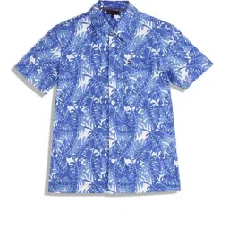TOMMY HILFIGER Boys Blue Printed Shirt-image-128