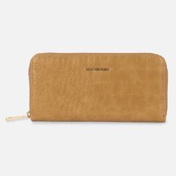 Van Heusen Beige Textured Zip Around Wallet for women-picture-11