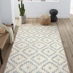 Saral Home Turquoise & White Carpet - Set of 1-image-38