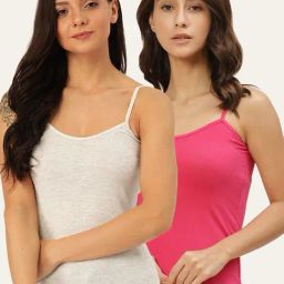 Lady Lyka Multicolor Camisole (Pack of 2)-image-89
