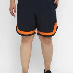 Yuuki Navy Mid Rise Plus Size Shorts-picture-12
