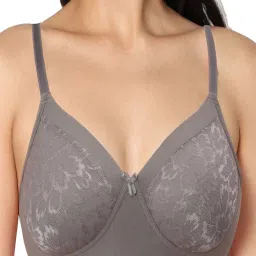 IN CARE Grey & Rust Non-Wired Full Coverage Push-Up Bra - Pack of 2 image 5
