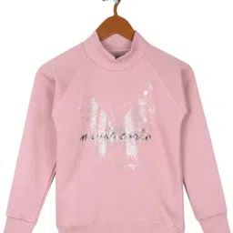 Monte Carlo Kids Pink Embellished Full Sleeves Sweatshirt-picture-7