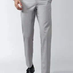 Van Heusen Grey Regular Fit Trousers-image-80