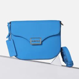 Allen Solly Blue Solid Sling Handbag-98