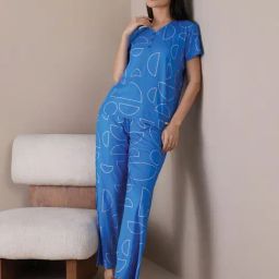 Sweet Dreams Women Printed Pyjama Set-image-73
