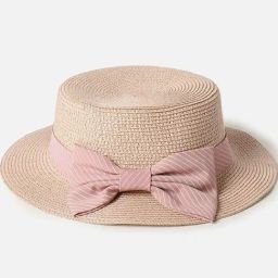 HauteSauce Beige Textured Sun Hat-17