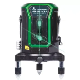 Shinwa Rules Laser Robo Uneven Checker Green with Electric Rotating Mechanism, 53030776 image 3