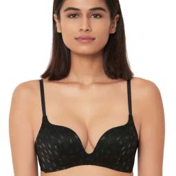 Wacoal Black Lace Work Push-up Bra-picture-21