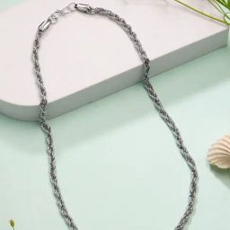 NVR Minimal Silver Stainless Steel Chains-20