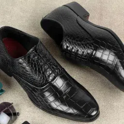Metro Men's Black Oxford Shoes-image-96