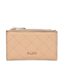 Aldo MERECLYA271 Beige Textured Bi-Fold Wallet for Women-image-33