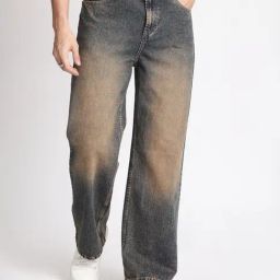 Bene Kleed Men Wide Leg High-Rise Heavy Fade Jeans-image-57