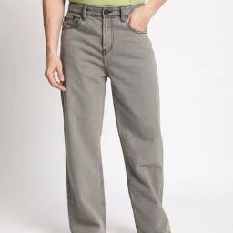 Bene Kleed Men Wide Leg High-Rise Jeans-image-54