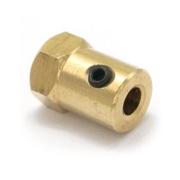 8mm Hex Coupling 18mm Length Hex Coupling Precision Perfect Fit for Robot Smart Car Wheels - RS45348mm Hex Coupling 18mm Length Hex Coupling Precision Perfect Fit for Robot Smart Car Wheels - RS4534 image 2