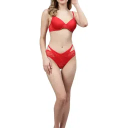 Cukoo Red Full Coverage Padded Everyday Bra image 4