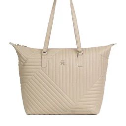 TOMMY HILFIGER Polyester Beige Women Tote Bag-36