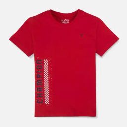 Gini & Jony Boys Red Graphic T-Shirt-image-31