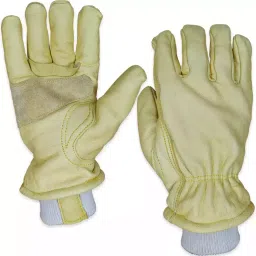 Ozswell OZ-RC-04 Leather Light Green Welding Gloves Free Size-image-47