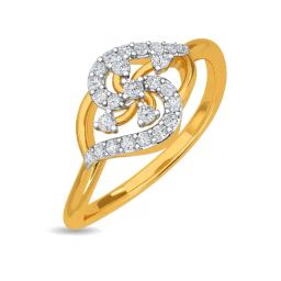 Kisna Diamond & Gold Jewellery Vinny 18k (750) Diamond & Gold Ring For Women-image-10
