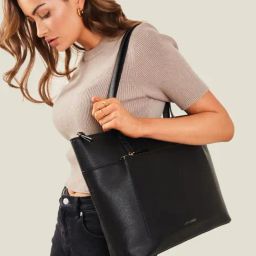 Accessorize London Black Tote Bag-33