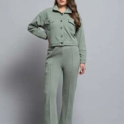 Rock.it Green Regular Fit Tracksuit-image-44