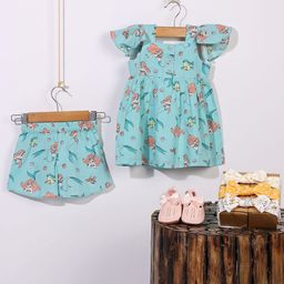 Piccolo Piglet Girls Printed Tunic with Shorts-image-90