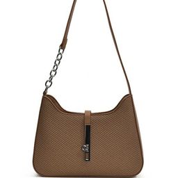 StyleCast x Revolte Women Textured Baguette Shoulder Bag-image-87