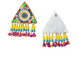 UnfoldSelf Triangular Drop Earrings image 5