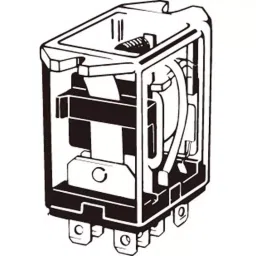 Omron Bi-Power Relay DC 24 V, LY2F-T2-DC24-6