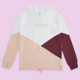 Pantaloons Junior Multicolor Cotton Color Block Full Sleeves Sweatshirt-image-85