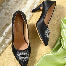 Clog London Women's Black Stiletto Pumps-17
