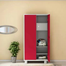 Godrej Interio Wardrobe H 2-Door Steel Almirah, Tex Deep Pink (1-Year Warranty, 1 Locker)-picture-47