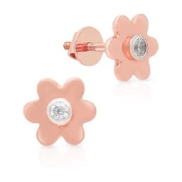 Malabar Gold & Diamonds BIS Hallmark (750) 18k Rose Gold Earring For Women-image-41