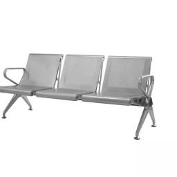 Divano Modular DMB1 3 Seater SS 20 gauage with Powder Coated Waiting Chair/Reception chair, Silver-image-10